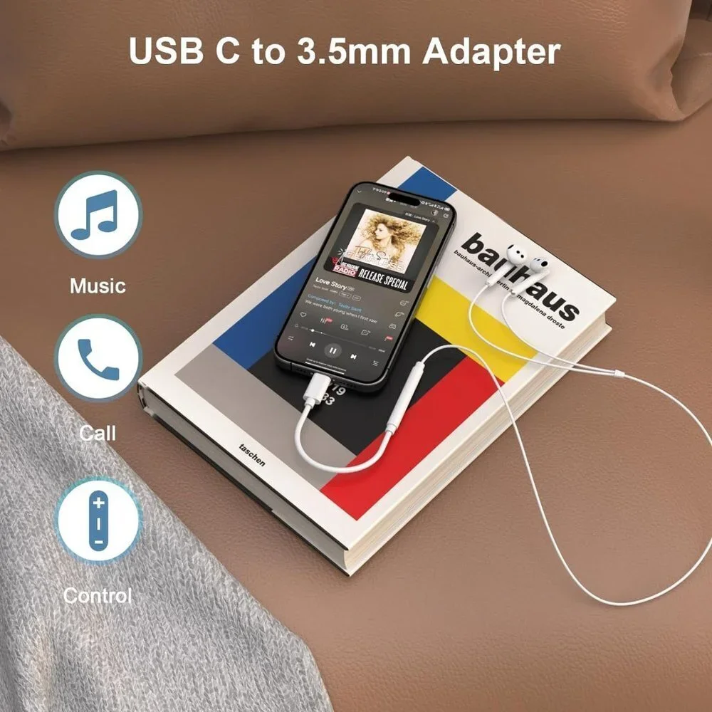 iPhone 15 Headphone Data Cable Adapter